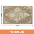 thumbnail image 4 of High-End Vintage Bathroom Rug Set in Gray - Non-Slip, Soft, Long Bathroom Rugs and Contour Toilet Rug, Machine Washable, Adorned with Oriental Floral Designs, Perfect for Your Tub or Shower, 20x32 in, 4 of 5