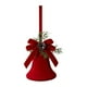 thumbnail image 3 of Adorno navideño de campana flocada, colgante decorativo resistente para árbol., 3 of 9