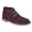 Plum, variant on Roamers Womens Real Suede Unlined Desert Boots