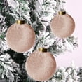 thumbnail image 6 of 12 Pcs Velvet Christmas Balls Shatterproof Flocked Christmas Ornaments Set Xmas Hanging Baubles for Tree Holiday Wedding Party Decoration, 6 of 7