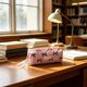 thumbnail image 4 of Bowknot Pencil Case For Girls Quilted Cottons Pen Bag Cute Large Capacity Stationery Organizer For Students Cosmetic Makeup Pouch With Zipper, 4 of 8