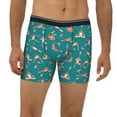 thumbnail image 6 of Sigee Giraffes Doing Various Yoga for Men's Boxer Briefs,Moisture Wicking and Breathable Medium, 6 of 9