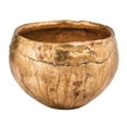 thumbnail image 2 of Lucas McKearn Heather Traditional Resin Decorative Bowl in Gold Leaf, 2 of 3
