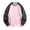 Pink, variant on XRoczxe Men Raglan Color Block Long Sleeve T-Shirt, Casual Crew Neck Contrast Pullover Top, Loose Fit Basic Layer Shirt for Winter Daily Wear Black