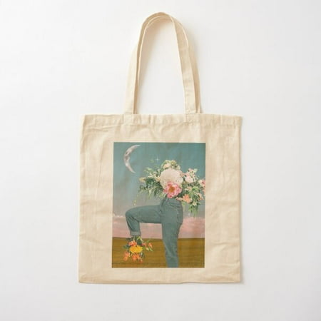 Pants  Flowers  Vintage  Surreal  Colorful  Christmas  Idea  Christmas Idea  Holiday Canvas Tote Bag  Family Gift For Mother  Her