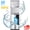 Silver, variant on Nepsam Bottom Load Water Dispenser, 3 Spout Bottom Loading Water Cooler, Hot Cold Room Temp for 5 Gallon Bottles, Stainless Steel Vertical Water Cooler for Home Office