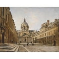 thumbnail image 3 of Emmanuel Lansyer 18x15 Black Modern Framed Museum Art Print Titled - The Court of the Old Sorbonne (1886), 3 of 5