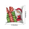 thumbnail image 3 of Dmlowu Christmas Pillow Covers - Luxury Warm Christmas Pillow Covers 18x18 for Couch, Merry Christmas Throw Pillows for Holiday Party Christmas Decorations, 3 of 7