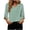 Mint Green, variant on Womens Striped V Neck Business Casual Tops Button Cuff 3/4 Sleeve Blouses Loose Fit Soft Stretch Shirts for Work Office Interview, Hot Pink, M