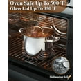 thumbnail image 2 of Cook N Home Classic 6 Quart Tri-Ply Clad Stockpot, Stainless Steel Stock pot with Lid,  Cooking Pot for Pasta, Spaghetti, Large Soup Pot with Handle, Cookware for Canning, Boiling, Simmer, Oven Safe, 2 of 8