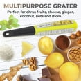 thumbnail image 2 of Miyuadkai Grater Clearance Stainless Steel Kitchen Double-Sided Multifunctional Grater Cheese Grater Cheese Potato Shred Kitchen Gadget Kitchen Yellow, 2 of 9