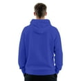 thumbnail image 3 of Kixjoy Big and Tall Hoodies for Men Long Sleeve Soild Royal Blue Hooded Sweatshirts Casual Fashion Winter Pullovers Drawstring Lightweight Mens Pullover Hoodie with Pockets, Royal Blue 2XL, 3 of 4