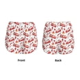 thumbnail image 3 of Pofeuu Fire Truck Print Women's Athletic Shorts Running Workout Shorts Tummy Control Quick Dry Gym Shorts with Pockets Double layer sports shorts-Medium, 3 of 7