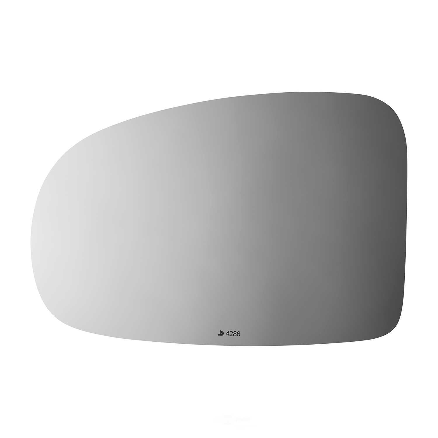 Burco Side View Mirror Replacement Glass - Clear Glass - 4286