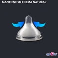 thumbnail image 4 of Tetina Flujo Alto Spectra Transparente Repuesto para Biberón de Cuello Ancho, 4 of 7