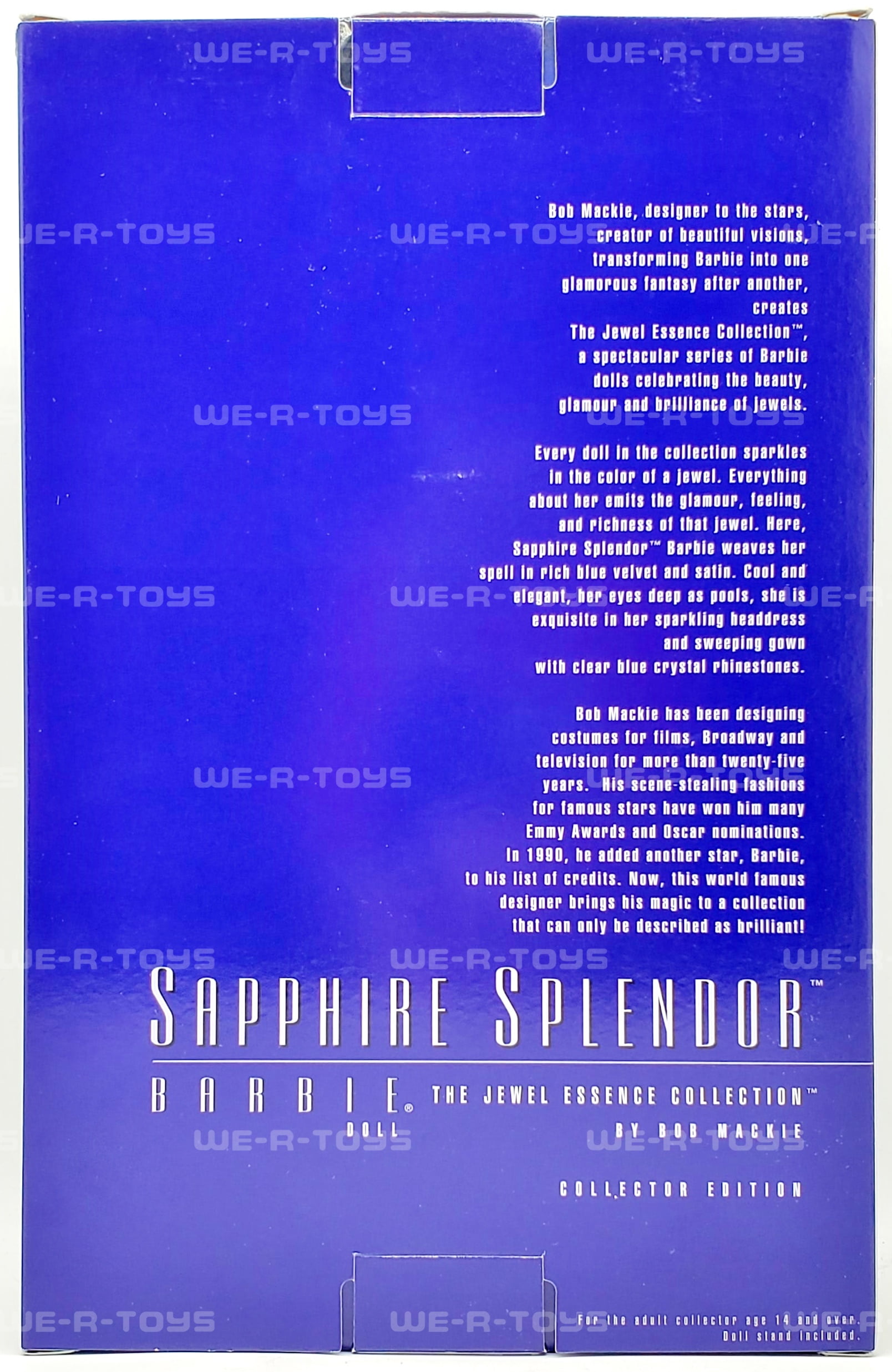 Sapphire Splendor Barbie Doll The Jewel Essence Collection Bob Mackie 15523