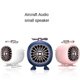 thumbnail image 2 of Altavoz Bluetooth, helicóptero, subwoofer portátil creativo, mini, lindo, inalámbrico, para exteriores, sonido de avión, rosa, 2 of 5