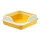 thumbnail image 1 of Arenero semicerrado elevado, inodoro profundo, a prueba de salpicaduras, cama con pedal extraíble Amarillo, 1 of 9
