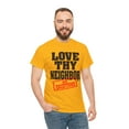 thumbnail image 3 of DJH Apparel | Love Thy Neighbor: No Exceptions Christian Unisex Cotton Tee, 3 of 8