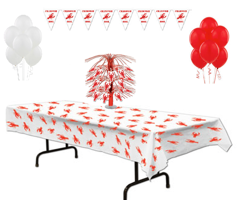 Crawfish Party Decoration Set Walmart Com