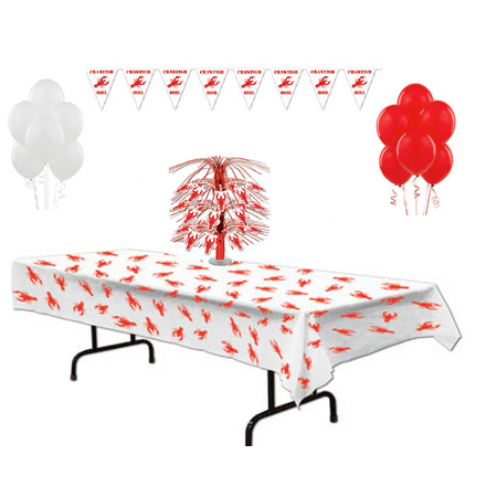 Crawfish Party Decoration Set Walmart Com