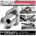 thumbnail image 3 of DNA Motoring For 01-05 Honda Civic DX/LX EM/ES 4" OD Muffler Tip Exhaust Catback System, 3 of 5