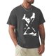 thumbnail image 5 of Camiseta de gran tamaño para hombre camisa de cuello redondo ropa de verano, 5 of 7