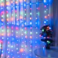 thumbnail image 2 of SUGARMOM  300 LED Pink Curtain String Lights Twinkle Fairy Lights for Bedroom with 8 Lighting Modes USB Christmas Lights for Party Home Bedroom Indoor Wall Room Decor (9.8*9.8ft Pink), 2 of 5