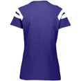 thumbnail image 2 of Holloway Sportswear S Womens TRIBUTE TEE Purple/White 229368, 2 of 4