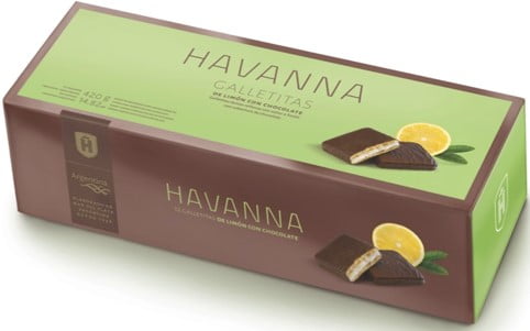 Havanna Chocolate Lemon Cookie x12