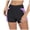 Purple, variant on HCNTES Classic Fit Dolphin Board Shorts for Women 3'' - High Waisted Beach Swimwear Bottoms Bathing Trunks with Liner(Navy,XXL)
