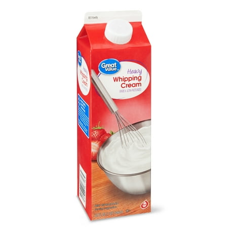 Walmart Grocery Great Value Ultra Pasteurized Real Heavy Whipping Cream 32 Oz