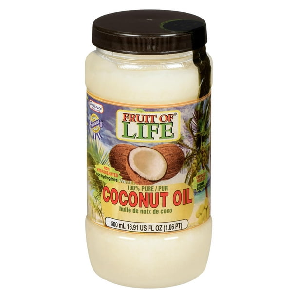 Huile de noix de coco 100 % pur Fruit of Life