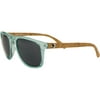 Bobster Eyewear RX Ready Sunglasses Gloss Mint/Wood Print/Smoke (Blue Gloss Mint/Wood Print/Smoke)