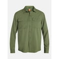 thumbnail image 5 of Ozark Trail Men's and Big Men's Upstream Shirt with Long Sleeves, Sizes S-3XL, 5 of 7
