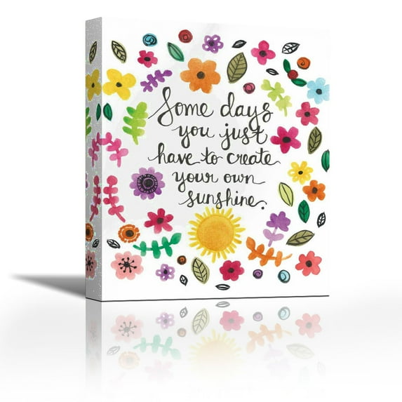 Some Days - Contemporary Fine Art Giclee on Canvas Gallery Wrap - wall décor - Art painting - 21 x 27 Inch - Ready to Hang