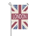 thumbnail image 1 of BSDHOME Drapeau Britannique London Design Classique Drapeau de Jardin 12x18 Pouces Décoration Extérieure, 1 of 1