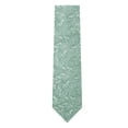 thumbnail image 2 of Jacob Alexander Boys' Prep Floral Regular Self-Tie Cotton Neck Tie - Dusty Sage, 2 of 7