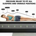 thumbnail image 3 of Twin Mattress 12 Inch,Twin Size Hybrid Mattress with Individually Wrapped Coils, Medium Firmness Cool-Touch Cover & Cooling Memory Foam Mattresses in a Box, 3 of 8