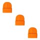 thumbnail image 2 of Gorro de invierno Minnieouse Gorros de lana A prueba de viento Naranja fluorescente, 2 of 6