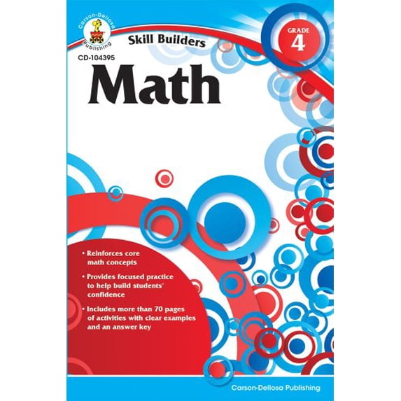 Pre-Owned Math, Grade 4 (Skill Builders), 9781936023264, 1936023261, Paperback,