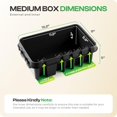 thumbnail image 3 of Caja de conexiones resistente a la intemperie SockitBox Medium Black, 3 of 8