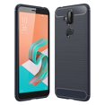 thumbnail image 1 of Funda trasera blanda de fibra de carbono TPU para ASUS Zenfone 5 Lite (azul), 1 of 1