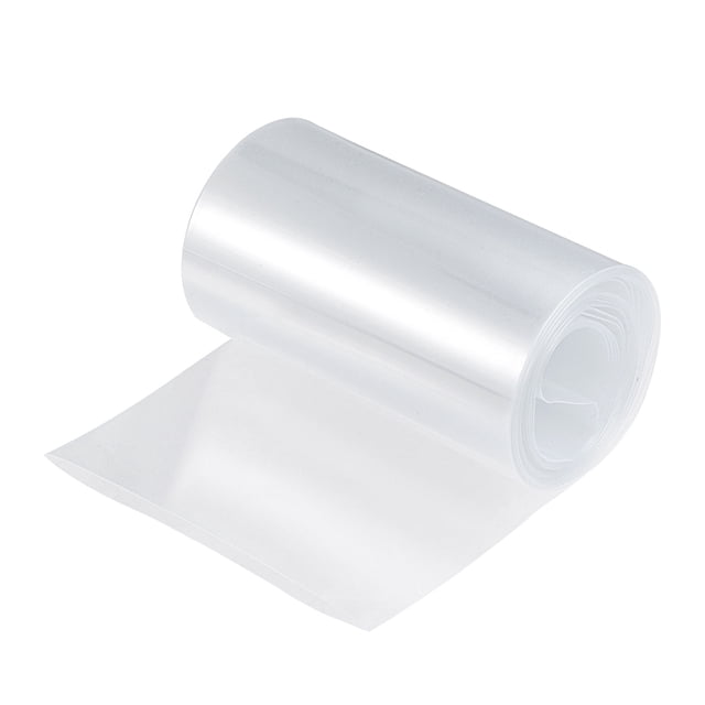 Unique Bargains Tube Rétractable en PVC Transparent 90mm Plat 10 Pieds pour Batterie Grande Capacité
