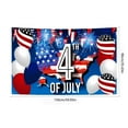 thumbnail image 3 of Utoimkio Memorial Day Backdrop Patriotic Holiday Flag Banner 4th of July Backdrop Decorations Independence Day Party Supplies for Home and Party,59×35 Inch, 3 of 7