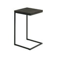 thumbnail image 2 of Mainstays C-Shape Metal End Table, Espresso/Black Finish, 2 of 9