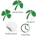 thumbnail image 3 of 128Pcs St Patricks Day Stickers Small Clover Decal Label Bulk Sticker Round Self-Adhesive Waterproof Shamrock Green Stickers for Water Bottles Crafts Laptop Luggage Diary Notebook 2.5x2.5cm diy, 3 of 9