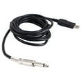 thumbnail image 2 of SUTENGDA 3M USB Guitar Bass To USB 6.3mm Link Cable adapter PC Recording USB Guitar Cable, 2 of 10