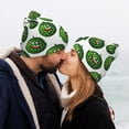 thumbnail image 5 of Yiaed Happy Watermelon Print Winter Beanie for Men Women, Fleece Lined Beanie Soft Warm Knit Hat Ski Stocking Cuffed Ca, 5 of 6