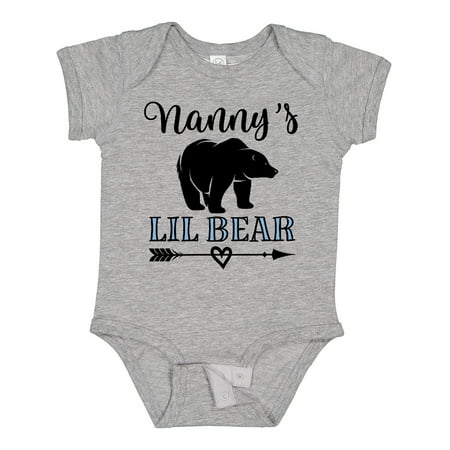 

Inktastic Nanny Little Bear Grandson Boys Baby Bodysuit